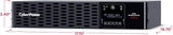 CyberPower PR1500RTXL2UC Smart App Onduleur Sinusoïdal avec Batterie de Secours, 1500VA