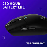 Logitech G305 Lightspeed Wireless Gaming Mouse, Hero Sensor, 12,000 DP
