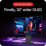 Moniteur de jeu OLED 4K LG UltraGear 32GS95UV-B de 32 pouces