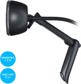 Webcam HD Logitech C270, 720p, appels vidéo HD grand écran, correction de la lumière