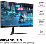 ViewSonic VX2718-PC-MHD 27 Inch Curved 1080p 1ms 180Hz Gaming Monitor