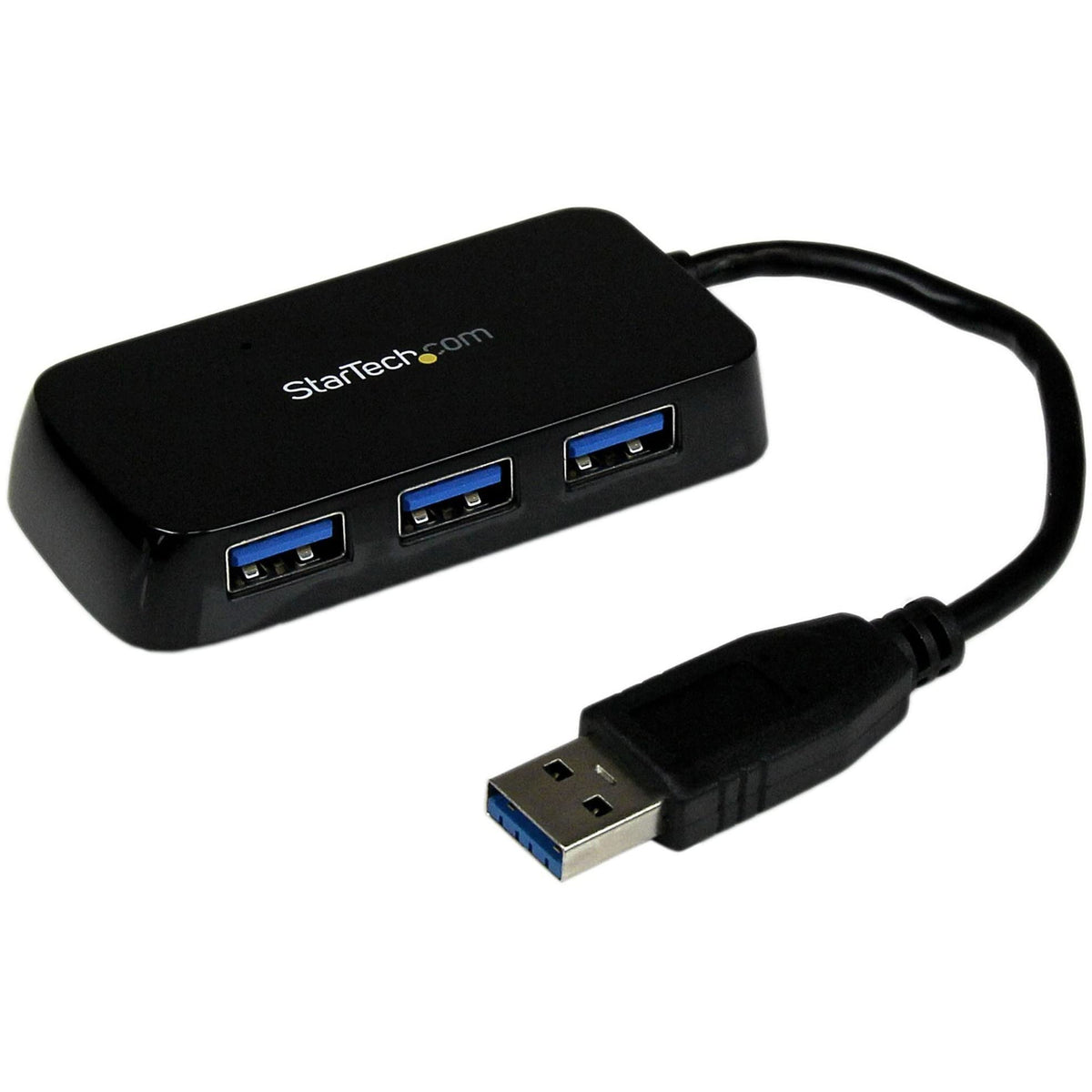 StarTech.com Hub USB 3.0 à 4 ports – Câble intégré – Compact – SuperSpee