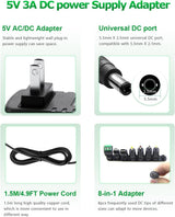 ADAPTATEUR secteur de remplacement 5 V CC - 5 V, 3 A