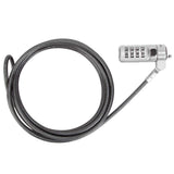 Targus DEFCON Trapezoid Serialized Combo Cable Lock for Laptop Compute