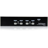 StarTech.com 4 Port Professional VGA USB KVM Switch with Hub - 1U Rack