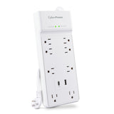 CyberPower CSP806UC18W Parasurtenseur, 2400J, 8 prises