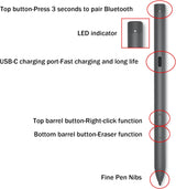 Premier Rechargeable Active Pen PN7522W Compatible for Dell Active Pen