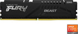 Kingston Fury Beast Black 64GB 5600MT/s DDR5 CL36 Desktop Memory |AMD