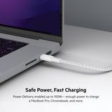 Belkin USB-C to USB-C Cable, BoostCharge Braided Power Cable (2M, 6.6f