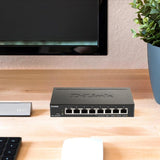 D-Link 8-Port Gigabit Smart Managed PoE+ Ethernet Switch, up to 64W Po