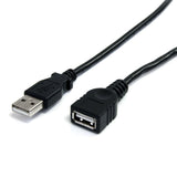 StarTech.com USBEXTAA3BK USB 2.0 Extension Cable A to A, M/F, 3-Feet (