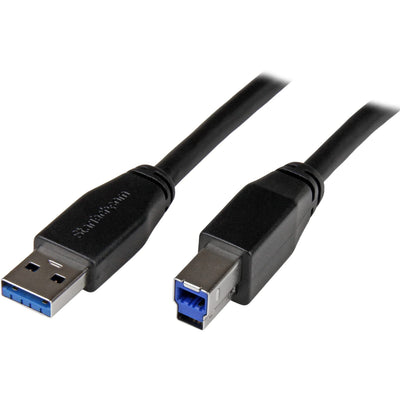 StarTech.com 30ft USB 3.0 (5Gbps) USB-A to USB-B Cable - M/M - Active