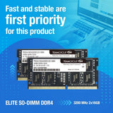 TEAMGROUP Elite DDR4 32GB Kit (2 x 16GB) 3200MHz PC4-25600 CL22 (2933M