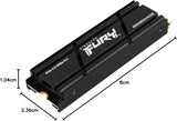 Disque SSD interne de jeu NVMe M.2 Kingston Fury Renegade 4 To PCIe Gen 4.0 a