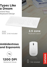 Lenovo KB Mice_BO Slim Combo II Wireless Keyboard Mouse