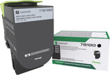 Cartouche de toner noire Lexmark 71B10K0