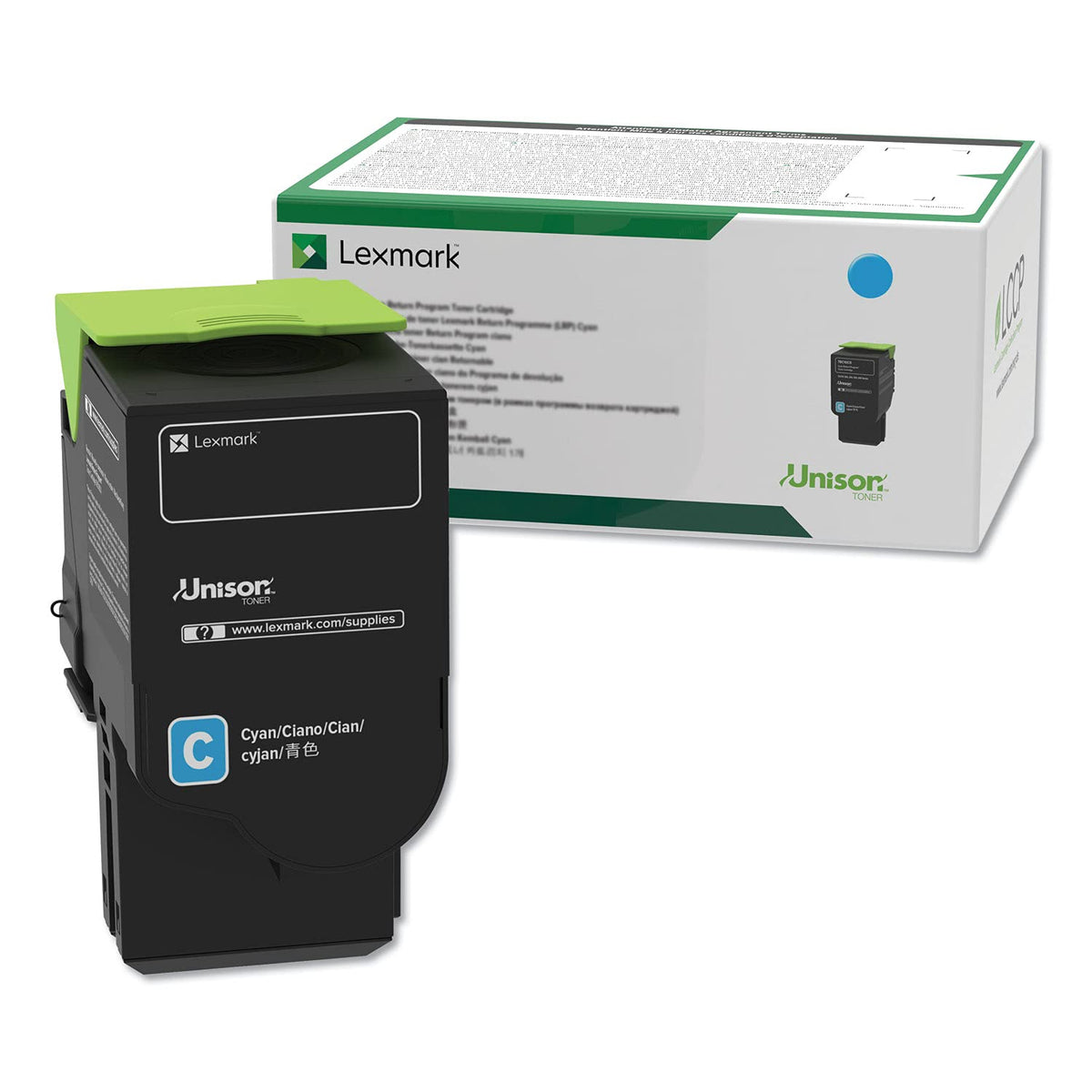 Lexmark C2310C0 Cyan Return Program Toner Cartridge
