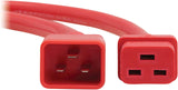 POWER EXTENSION CORD C20 TO C19 HEAVY-DUTY 20A 250V 12 AWG 2 FT.