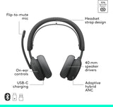Logitech Zone Wireless 2 ES for Business - Noise-Canceling Wireless He
