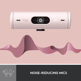 Logitech Brio 500 Full HD Webcam with Auto Light Correction,Show Mode,