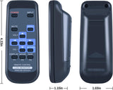 ZWP RRMCGB150WJSA RRMCG1003MPPZ Replacement Remote Control for Sharp D