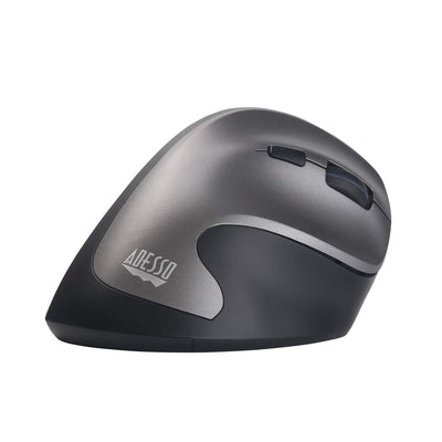 Adesso iMouse A20 Ergonomic Wireless Mouse, 1000/1600/2400 DPI, Vertic
