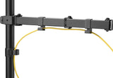 Amer Support de monture de moniteur LCD simple Entièrement réglable/Inclinable/Articulé