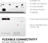 ViewSonic LS560WH 3000 Lumens WXGA Short Throw LED Projector with HV K