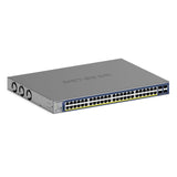 NETGEAR 52-Port PoE Gigabit Ethernet Smart Switch (GS752TXP)- Managed,