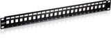 TRENDnet 24-Port Blank Keystone 1U Patch Panel, 1U 19