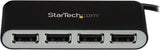 StarTech.com 4 Port USB 2.0 Hub - USB Bus Powered - Portable Multi Por