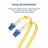 3M (9.8FT) LC TO LC (UPC) OS2 SINGLE MODE SIMPLEX FIBER OPTIC CABLE, 9/125 M, 40