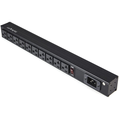 StarTech.com 10 Outlet Rack Mount Power Strip 125V/16 Amp - 1U Horizon
