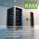 NEMIX RAM 64GB (4X16GB) DDR3 1866MHZ PC3-14900 2Rx4 1.5V 288-PIN ECC R