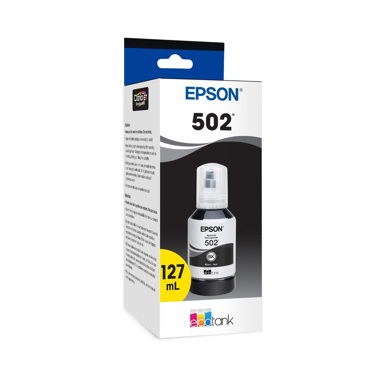 Bouteille d'encre noire pigmentée Epson T502