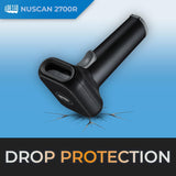 Adesso NuScan 2700R 1D 2D Wireless Barcode Scanner with Charging Cradl