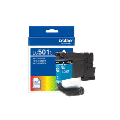 Brother Genuine LC501CS Standard Yield Cyan Ink Cartridge for Brother