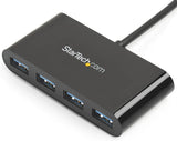 Concentrateur USB-C 4 ports StarTech.com - Concentrateur USB-C vers 4 ports USB-A portable - Alimentation par bus
