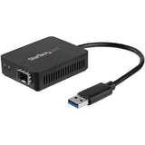 StarTech.com USB 3.0 to Fiber Optic Converter - Compact USB to Open SF