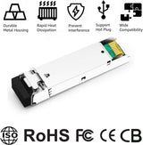 1000BASE-SX SFP Optical Transceiver Module Compatible with TP-Link TL-