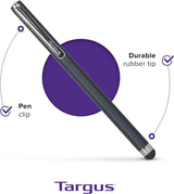 Stylet Targus pour tablettes et appareils à écran tactile - Noir