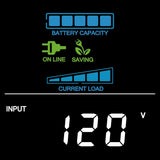 Système onduleur à onde sinusoïdale PFC CyberPower CP1500PFCLCD, 1500VA/1000W, 12 prises
