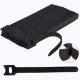 Nettbe 60 PCS 6 Inches Reusable Cable Ties, Adjustable Cord Straps, Wi