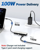Concentrateur USB C Ethernet 2.5G, Adaptateur multiport WAVLINK 10 Gbit/s USB C av