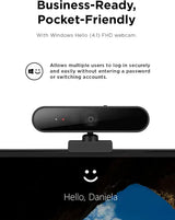 Lenovo Performance FHD Webcam, 1080p FHD, USB-C,Log-on with Windows He