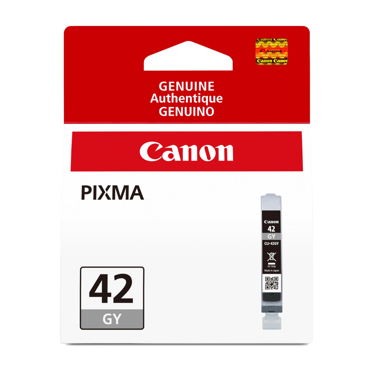Cartouche d'encre Canon authentique CLI-42, grise