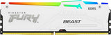 Kingston Fury Beast White RGB 32 Go 6000MT/s CL36 DDR5 Expo DIMM | Infr