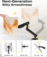 NB Single Computer Monitor Mount, Monitor Stand fits up to 32 Inch, Me