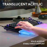 Logitech G G512 X Palm Rest 98, LIGHTSYNC RGB Lightbar-Amplifying Acry