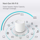 TP-Link Dual-Band AX1800 WiFi 6 Mesh Wi-Fi Router (Deco X20) - Covers
